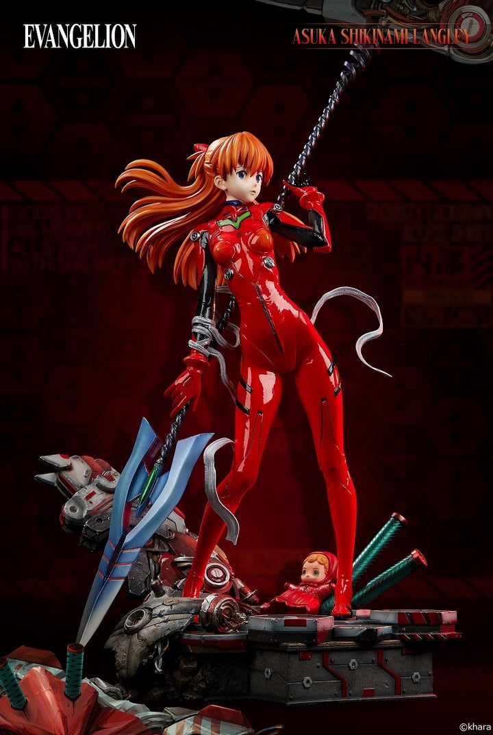 1/4 Evangelion WonderStatue - Shikinami Asuka Langley Polystone Statue