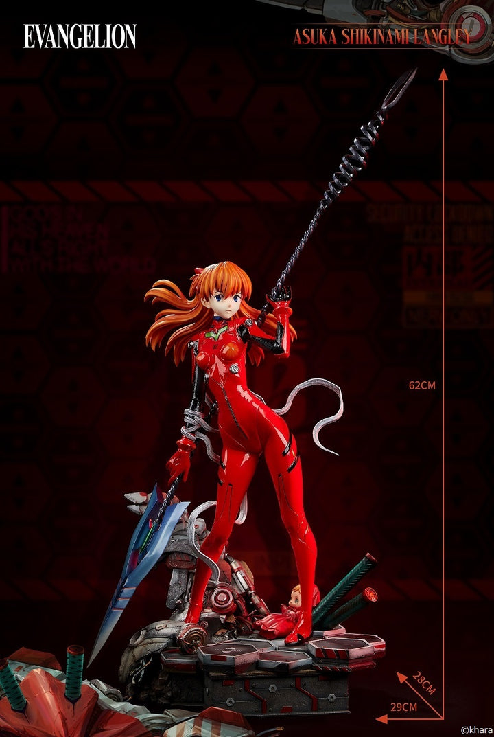 1/4 Evangelion WonderStatue - Shikinami Asuka Langley Polystone Statue