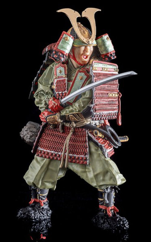 Plamax - Kamakura Period Armored Warrior - 1/12 Scale Plastic Model Kit