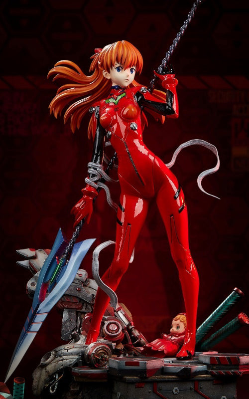 1/4 Evangelion WonderStatue - Shikinami Asuka Langley Polystone Statue