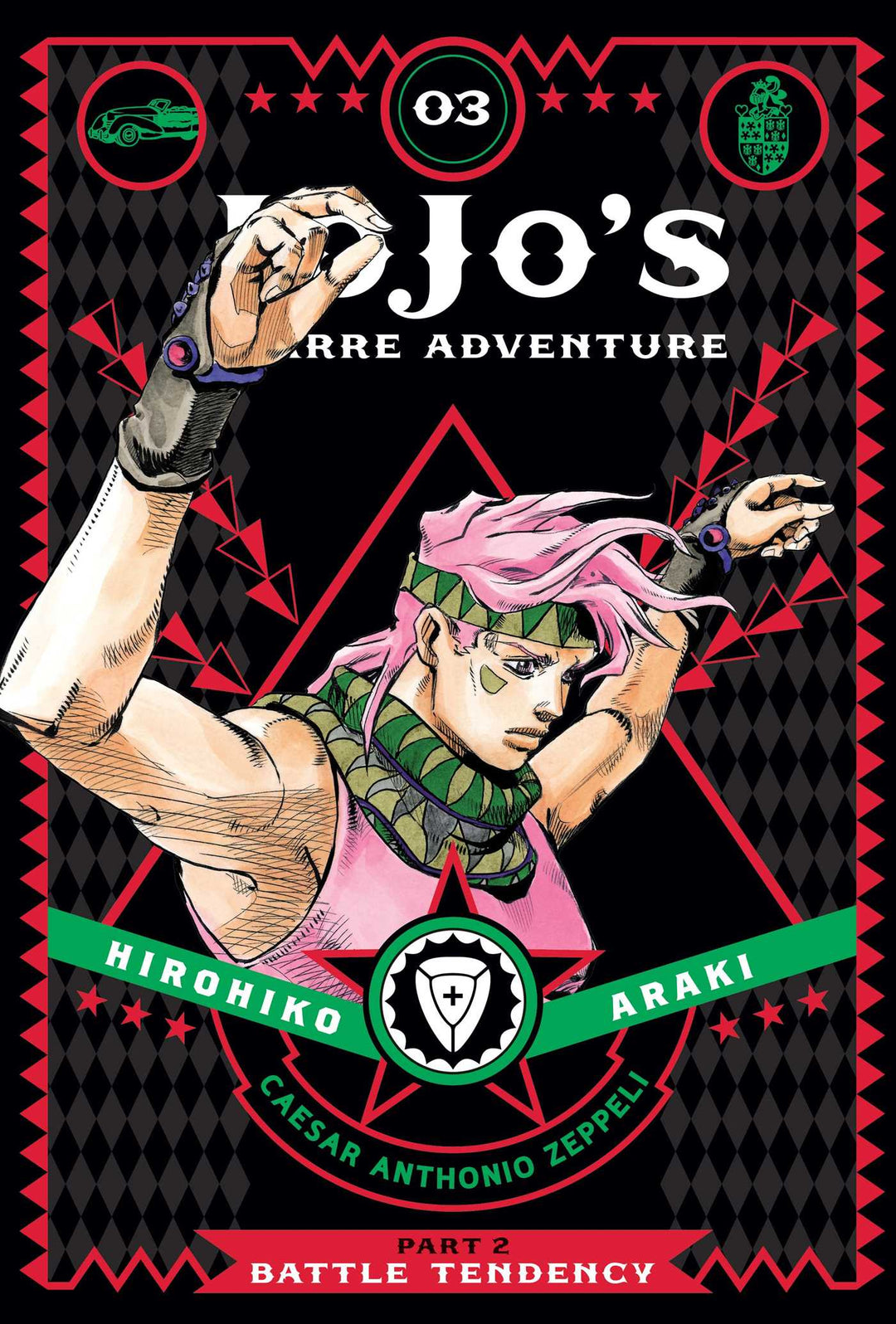 JoJo's Bizarre Adventure: Battle Tendency, Vol. 03 - Manga Mate